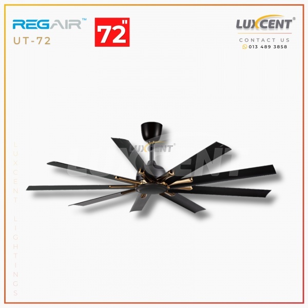 Regair UT-72 (Matt Black+Gold) 72