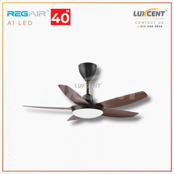 Regair A1 LED (Matt Black+Mahogany) 40