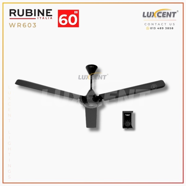 Rubine Regulator Fan WR603 (Black) 60