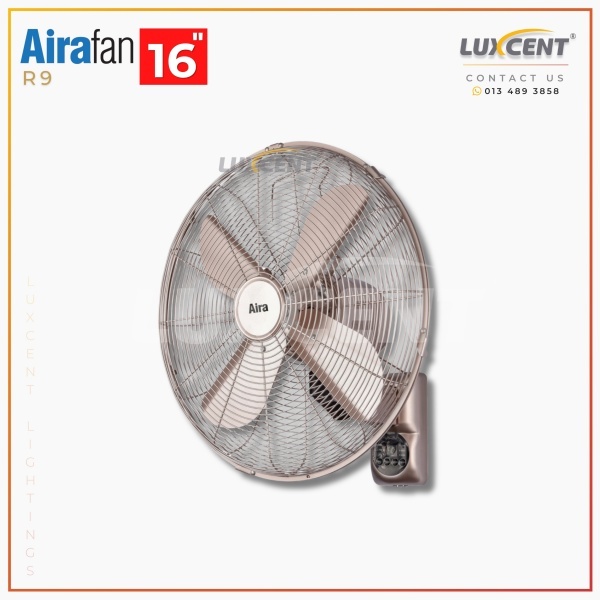 Aira R9 Designer Fan (Matt Rose Gold) 16