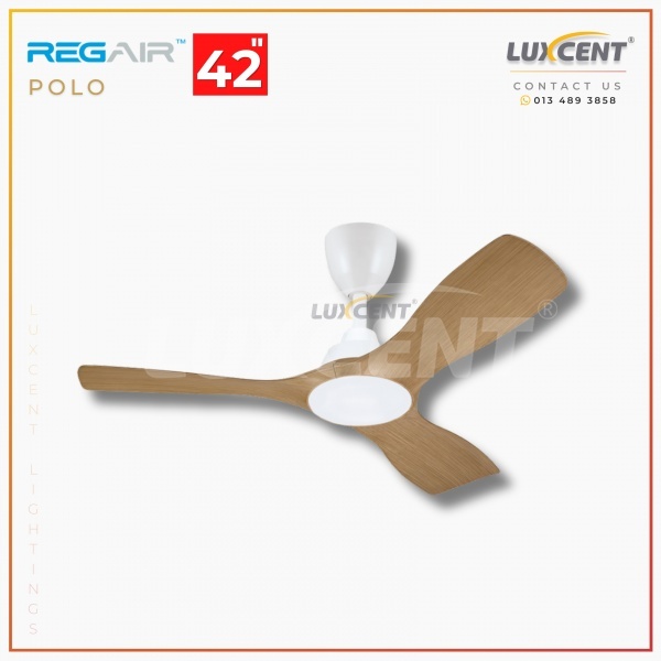 Regair Polo (Matt White+Pinewood) 42"