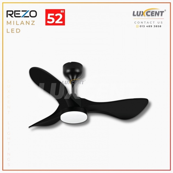 Rezo Milanz LED (Matt Black) 52