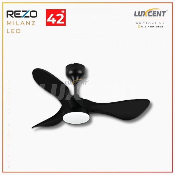 Rezo Milanz LED (Matt Black) 42