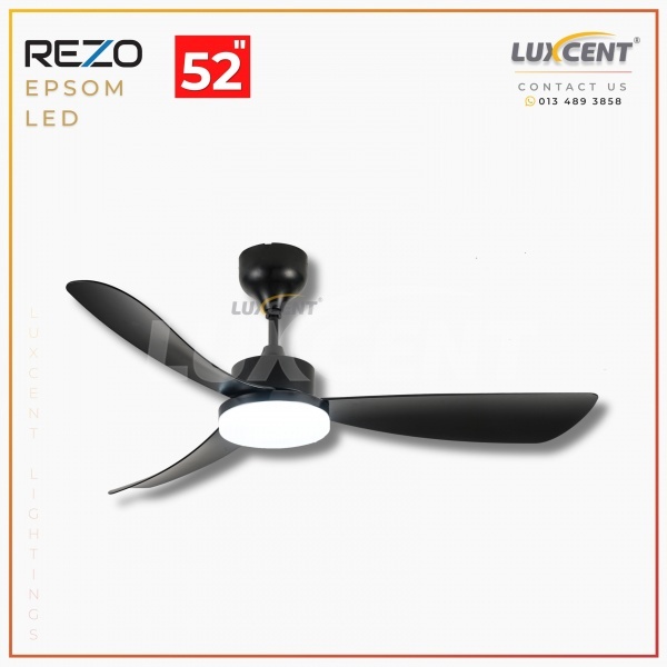 Rezo Epsom LED (Matt Black) 52