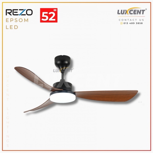 Rezo Epsom LED (Dark Wood) 52